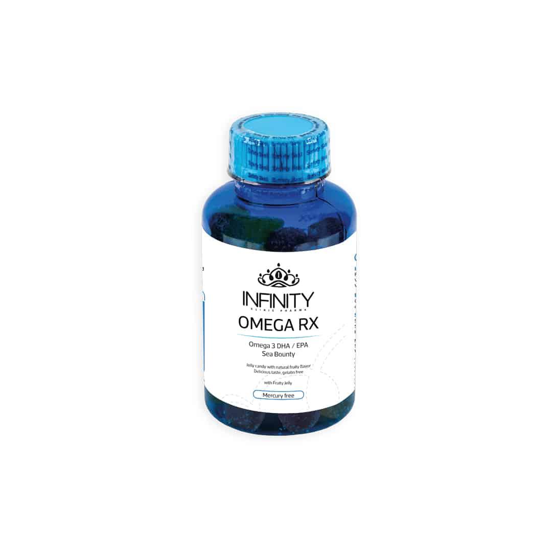 Вітаміни омега для дітей і дорослих Infinity Omega RX жувальні таблетки з Єгипту, Оригінал