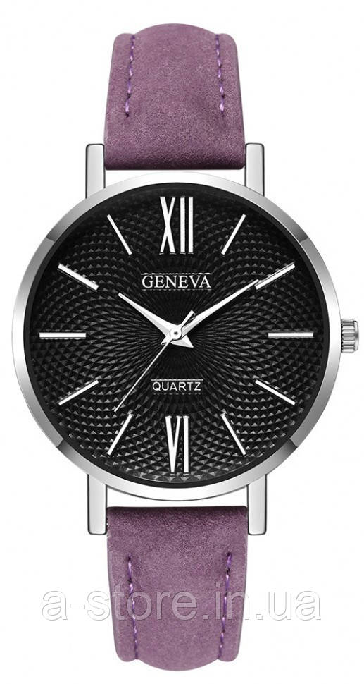 Жіночий годинник Geneva фіолетовий