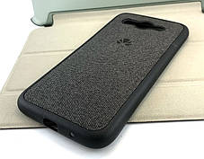 Чохол для Huawei Y3 2017 накладка силіконовий протиударний Canvas чорний, фото 3