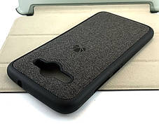 Чохол для Huawei Y3 2017 накладка силіконовий протиударний Canvas чорний, фото 2