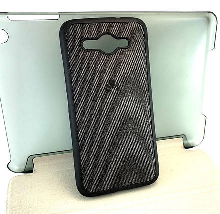 Чохол для Huawei Y3 2017 накладка силіконовий протиударний Canvas чорний, фото 1