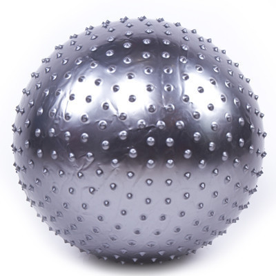 М'яч масажний для фітнесу фітбол 85 см срібло 5415-4GR