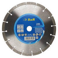 Алмазний диск для армованого бетона S&R Meister Segment 230 мм