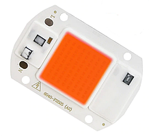 Світлодіод ЛЕД, LED 20Вт 220В - повний спектр, фітолампа