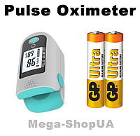 Пульсоксиметр пульсометр оксиметр на палец для сатурации Pulse Oximeter DR43ZA измеритель пульса, кислорода