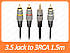 Кабель мультимедійний 3.5 Jack (4pin) to 3RCA 1.5m Cablexpert (CCAP-4P3R-1.5M), фото 3