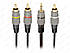 Кабель мультимедійний 3.5 Jack (4pin) to 3RCA 1.5m Cablexpert (CCAP-4P3R-1.5M), фото 5