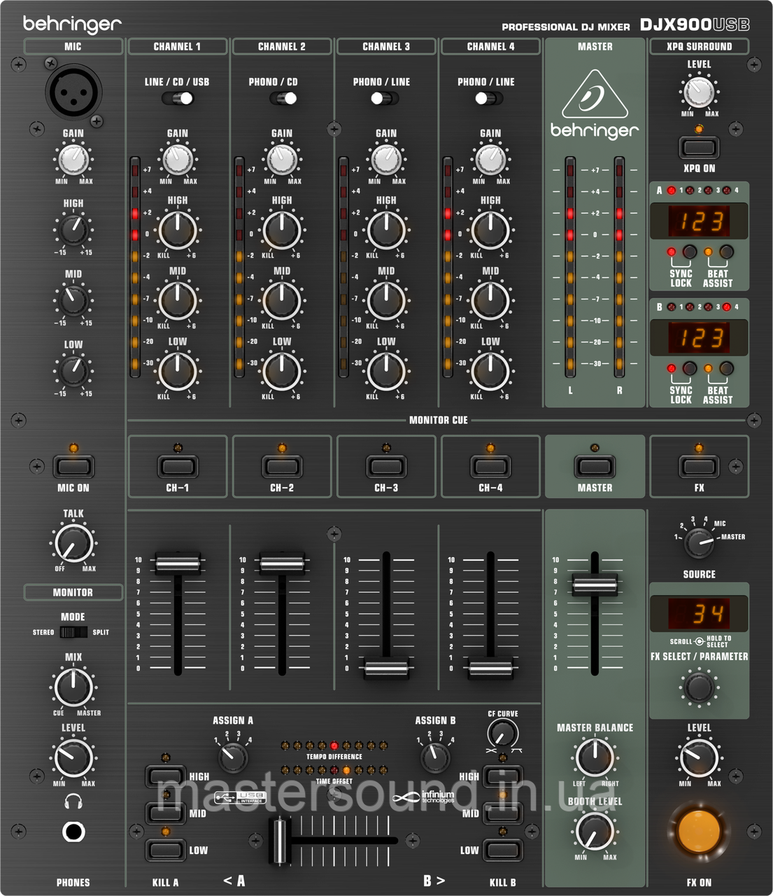 Dj мікшер Behringer DJX900USB PRO MIXER