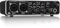 USB аудіоінтерфейс Behringer U-PHORIA UMC202HD