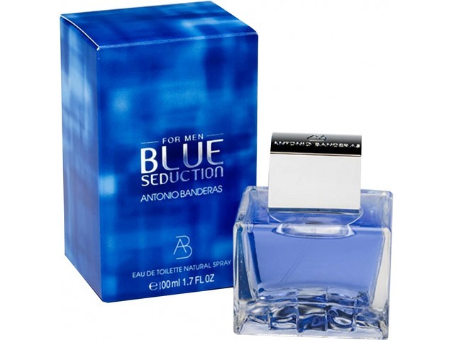 Antonio Banderas Blue Seduction туалетна вода 100 ml. (Антоніо Бандерос Блу Седакшн Мен)