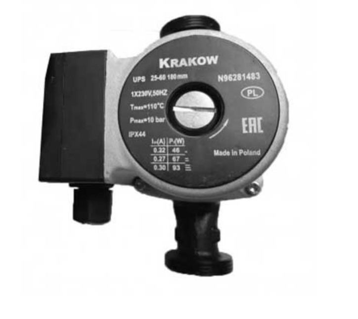 Циркуляційний насос KRAKOW UPS 25-60-180