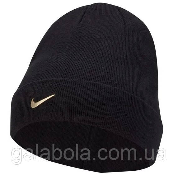 Шапка зимняя Nike Sportswear Beanie Cuffed Swoosh CW6324-011