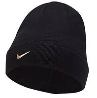 Шапка зимняя Nike Sportswear Beanie Cuffed Swoosh CW6324-011