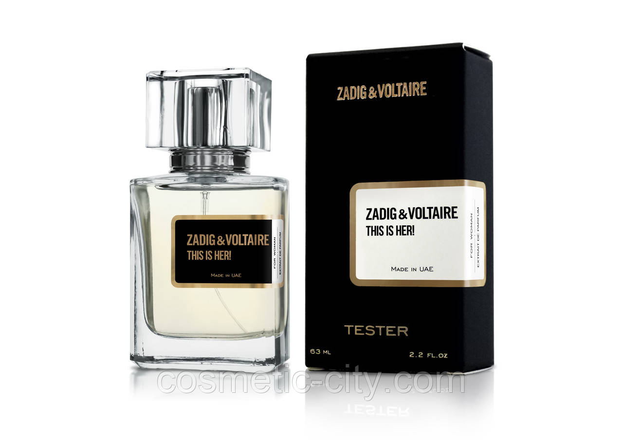 Тестер жіночий Zadig and Voltaire This is Her, 63 мл, фото 1