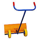 Снігоприбиральна лопата з колесами, пінополіуретанові колеса, фото 7