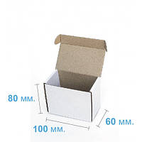 Коробка самозбірна біла (100 х 60 х 80), коробка картонна біла, коробка подарункова біла
