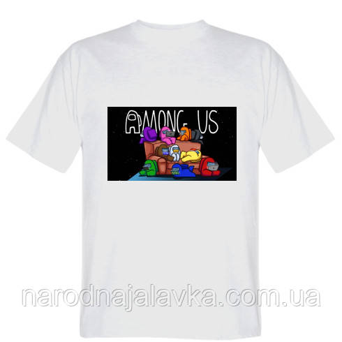 Футболка Амонг Ас. AMONG US товары. Подарок новинка.