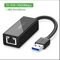 USB сетевой адаптер Ugreen, USB LAN, совместим с Mi Box 3, S, USB 3.0, 1000 Mbps, оригинал