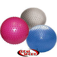 М'яч для фітнесу (фітбол) масажний 65см Zelart FI-65