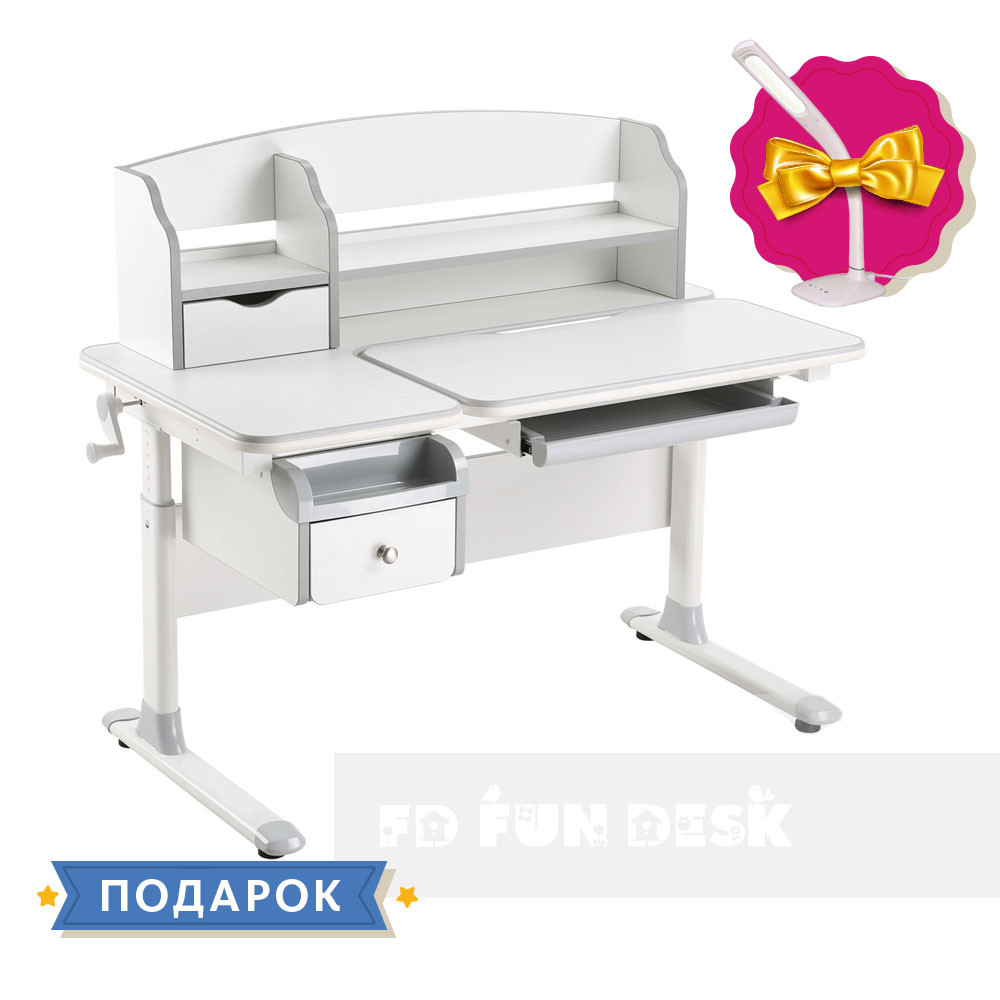 Дитячий стіл-трансформер для будинку FunDesk Sognare Grey