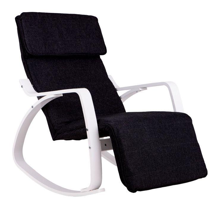 Крісло качалка GoodHome 03 White, 120кг
