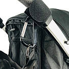 Сумка на коляску Baby Go Чорна з водовідштовхувального матеріалу з карабінами, фото 2