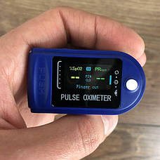Пульсоксиметр PulseOximeter оксиметром на палець напалечный портативний прилад для вимірювання сатурації, фото 3