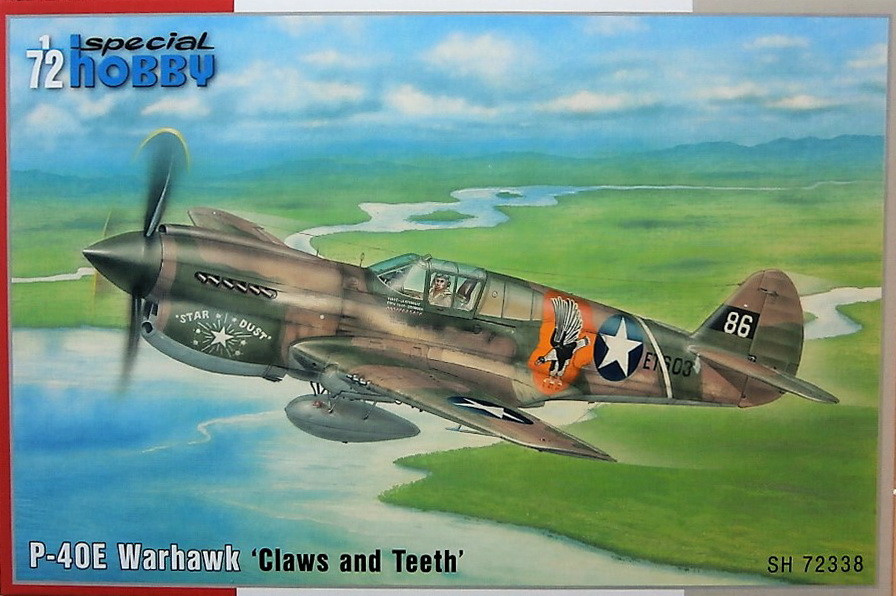 Пластикова модель 1/72 Special hobby 72338 Американський винищувач P-40E Warhawk 'Claws and Teeth', фото 1