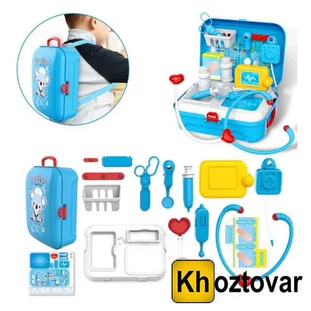 Портативний рюкзак Doctor Toy  ⁇  17 предметів, фото 1