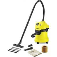 Порохотяг Karcher 1400Вт(EU 1000Вт)/AIR200Вт/17л/вікор при невеликих к-стях води/для техн і будів сміття/ф-ція