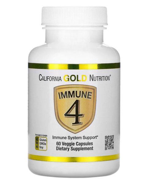 Вітамінно-мінеральний комплекс California Gold Nutrition Immune 4 60 капсул