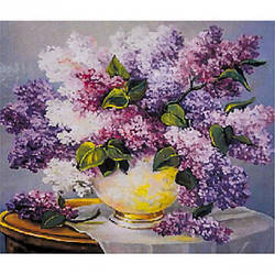 Алмазний живопис "Букет бузку", 40х50см. в коробці GL70845