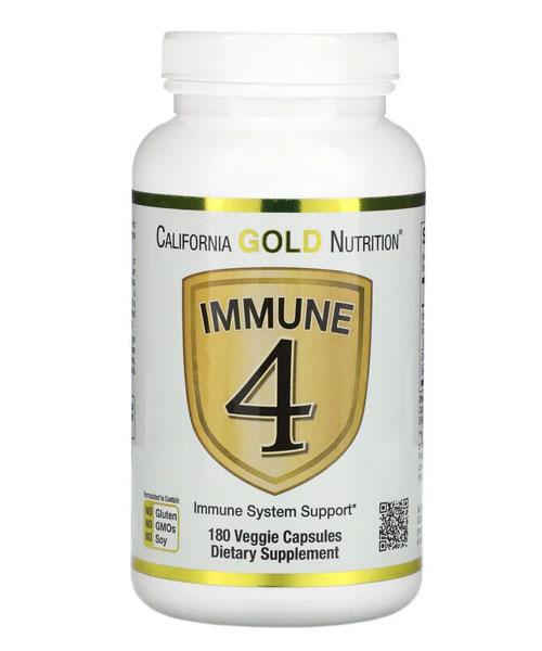 Вітамінно-мінеральний комплекс California Gold Nutrition Immune 4 180 капсул
