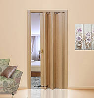 Двері гармошка ПВХ Vinci Decor Світлий Дуб 82х203х0.6см .