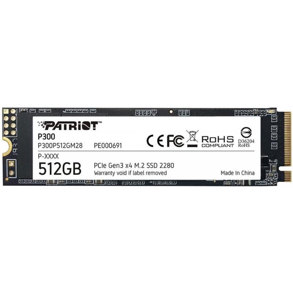 Накопичувач SSD Patriot P300 512 GB M.2 (PCI-E 3.0) 3D TLC (P300P512GM28)
