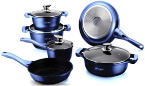 Набір посуду Royalty Line RL ES-1014M silver DETEE