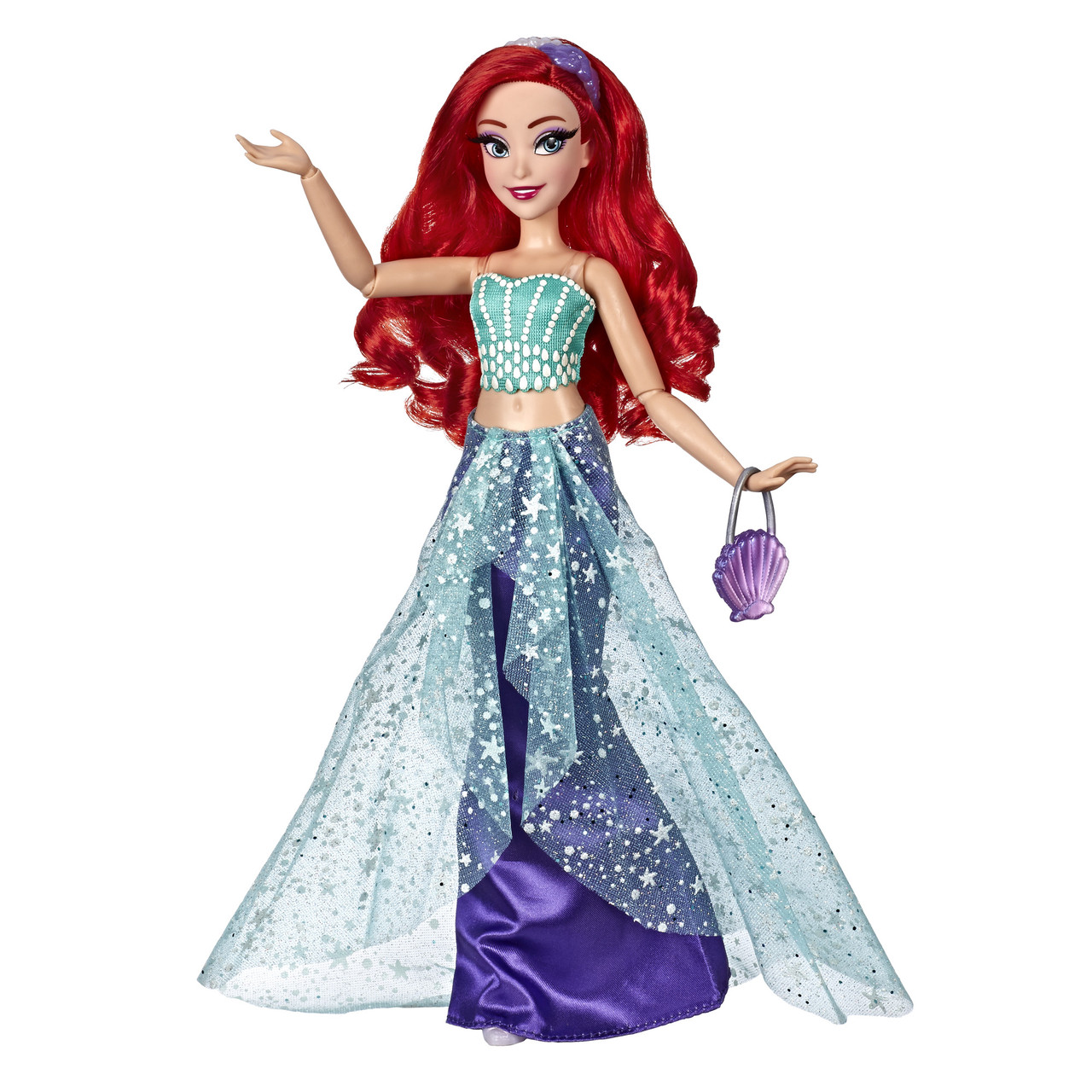 Кукла русалочка Ариель Стиль с ресничками DIsney Princess Style Series Ariel in Contemporary ариэль