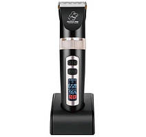 Машинка для стрижки собак, котів BaoRun P9 бездротова, 4 насадки, низький рівень шуму (SH015045)