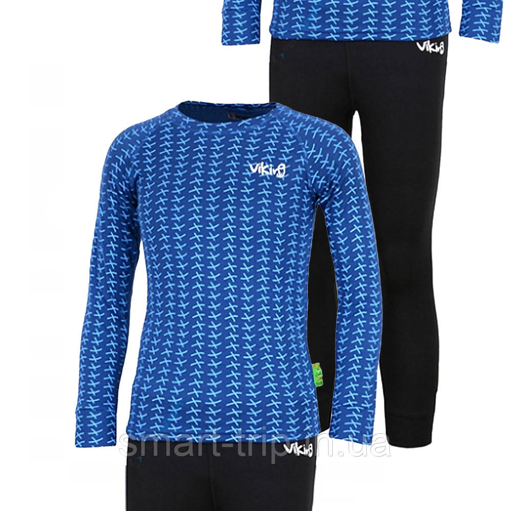 Дитяча термобілизна VIKING Nino Set 2020 boys 104-116 blue 500216590-15