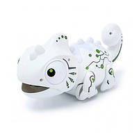Робот хамелеон на пульті управління Maya Toys Funny Chameleon 777-618, з підсвічуванням, білий S