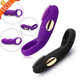 Виброкольцо + кліторальний стимулятор USB, фото 6