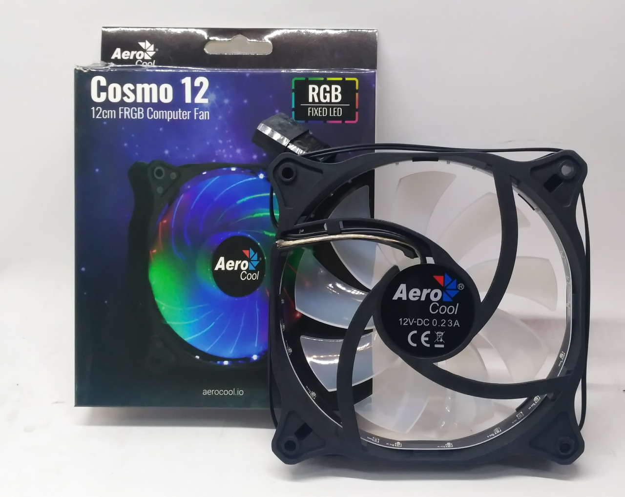 Кулер для корпуса AeroCool Cosmo 12 FRGB Molex (4718009158597) Новий!