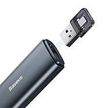 Пульт для презентацій з лазерною указкою BASEUS Orange Dot Wireless Presenter ACFYB-BOG, сірий (SH014910), фото 3
