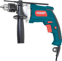 Дриль ударний електричний ручна Зеніт ЗД-1000 с додатковою рукояткою і обмежувачем глибини свердління (SH012187)