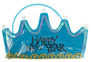 Корона-обруч,фетр,світ.,музика №R83741(блакитна)(480)