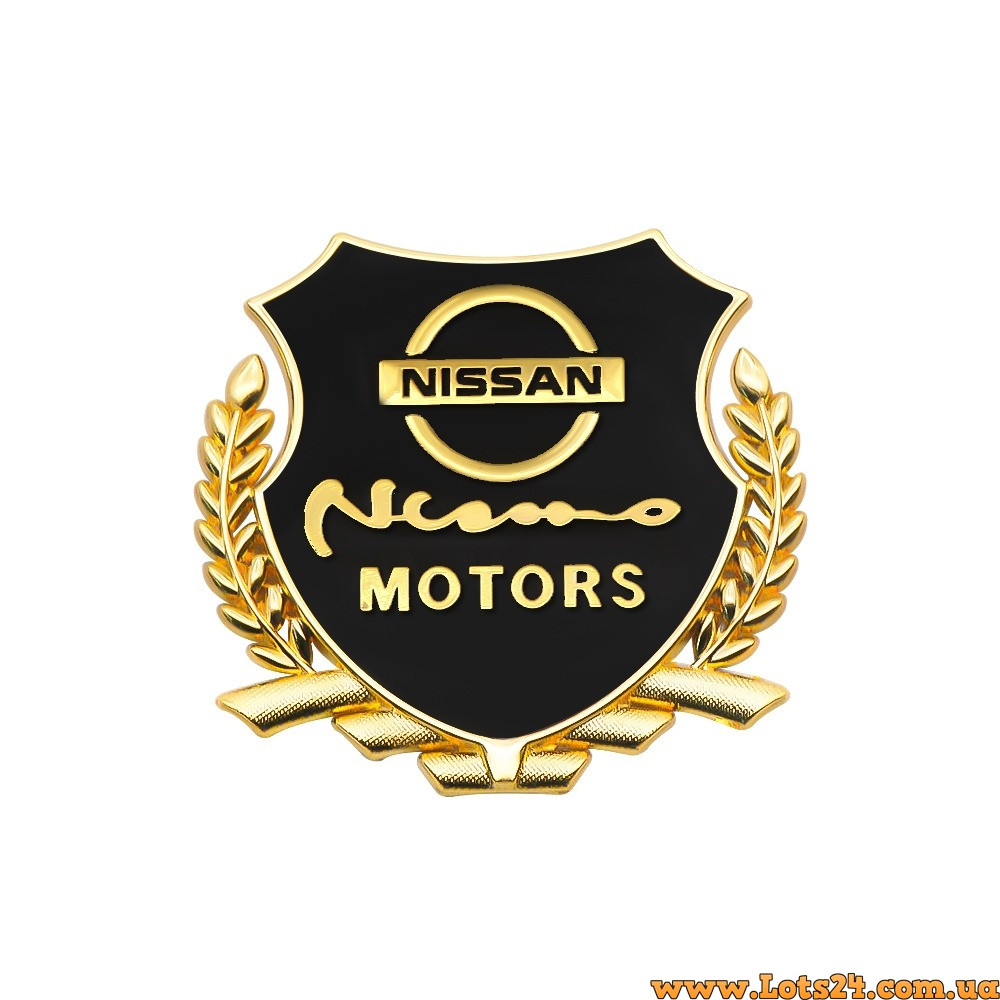 Автозначок Nissan Nismo Motors 3D-наклейка на автомобіль бус машину капот крила багажник