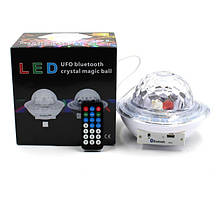 Проєктор куля UFO Musik Ball MP-3,color, пульт, bluetooth, USB NoDL-109/CB-0305/0048(20)