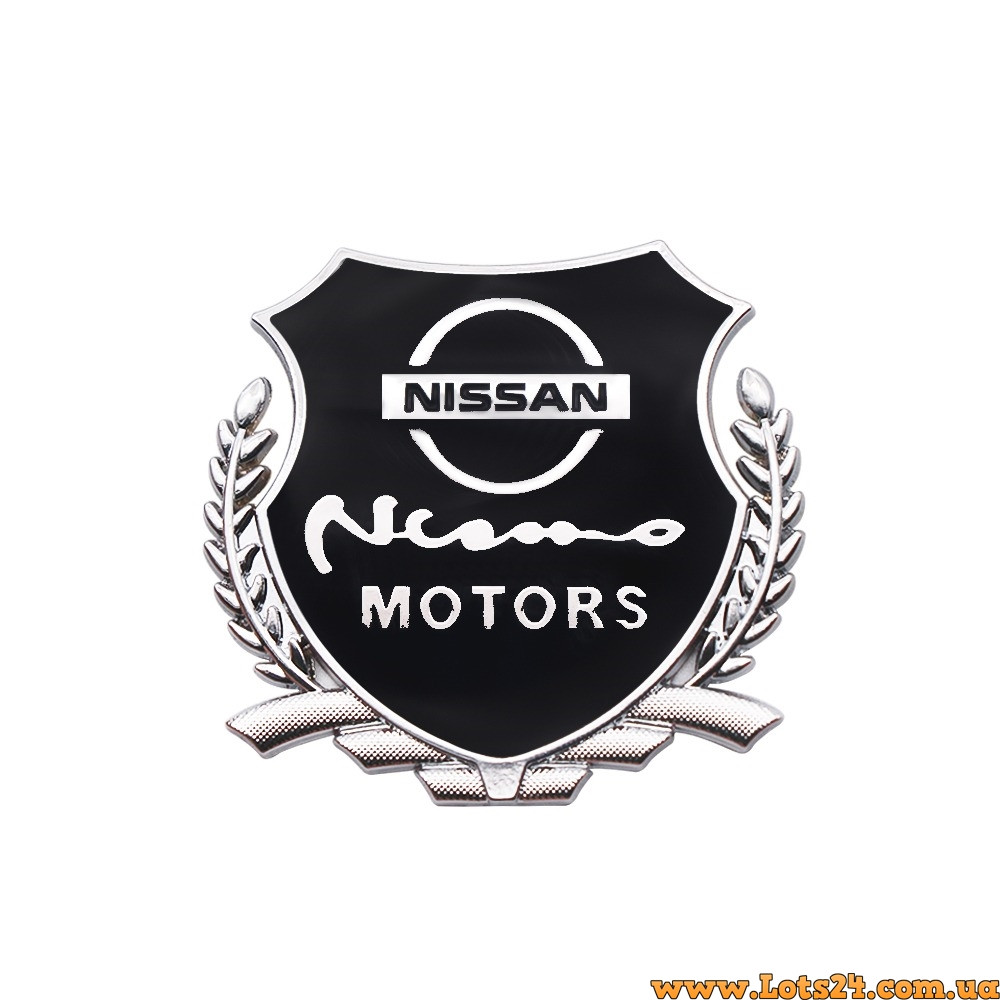 Автозначок Nissan Nismo Motors 3D-наклейка на автомобіль бус машину капот крила багажник