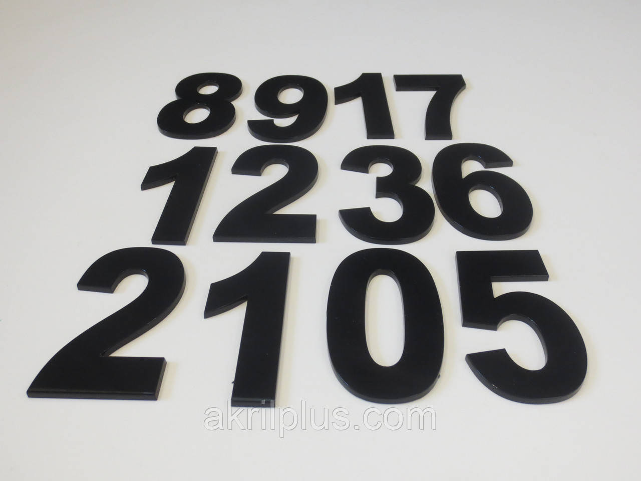 Номерки для кабінетів 80 мм на самоклейці