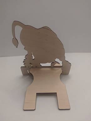 Дерев'яна підставка для телефона, смартфона. Тримач для дітей., фото 3